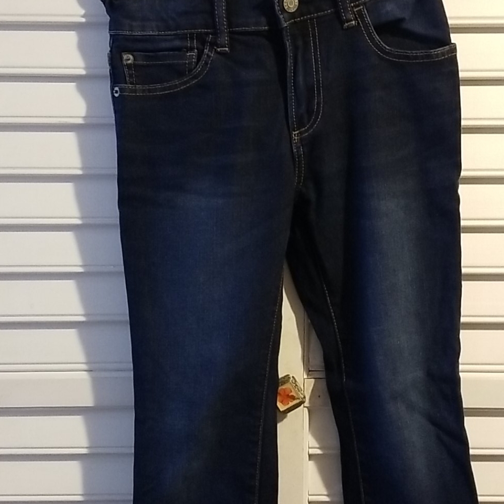 Dark blue jeans